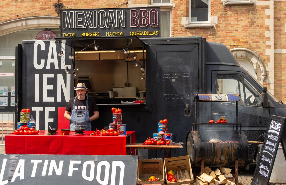 Mexican BBQ Kraam, genomen door Jasper Dejonghe